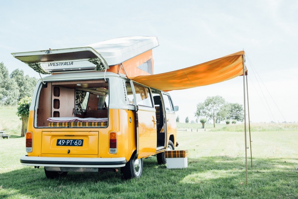 Op vakantie met een Volkswagenbus Op vakantie met een Volkswagenbusje